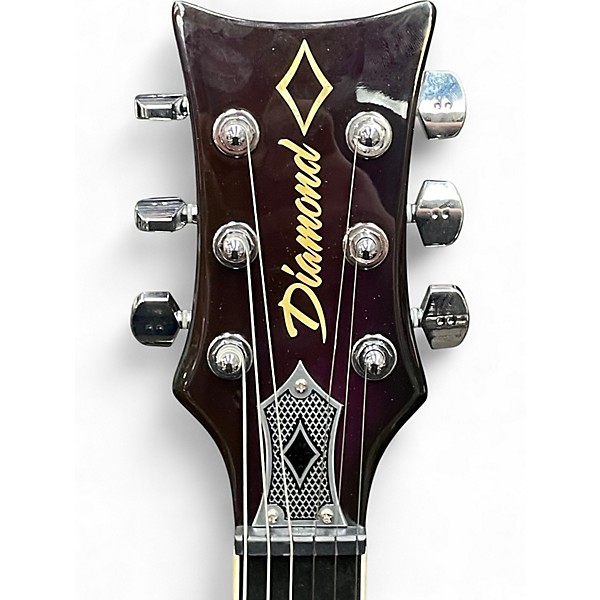 Used Diamond Bolero EX Trans Purple Solid Body Electric Guitar