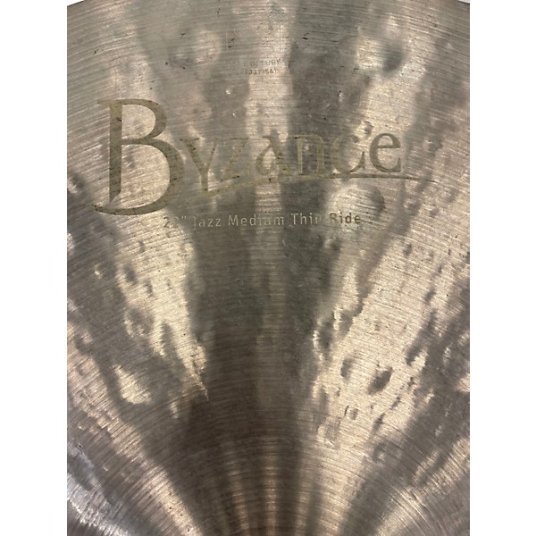 Used MEINL 22in Byzance Jazz Medium Thin Ride Traditional Cymbal