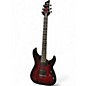 Used Schecter Guitar Research Demon 6 Crimson Red Burst Solid Body Electric Guitar thumbnail