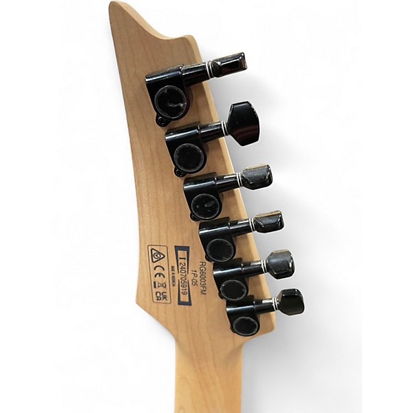 Used Ibanez RG6003FM flat transparent gray Solid Body Electric Guitar