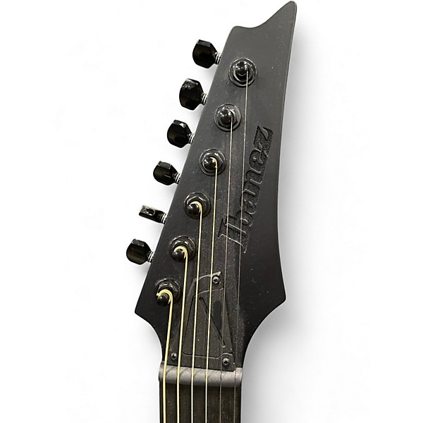 Used Ibanez ALT31 Altstar weathered black Acoustic Electric Guitar