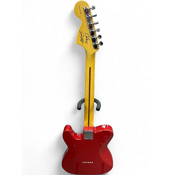 Used Fender Chris Shiflett Cleaver Telecaster Deluxe Dakota Red Solid Body Electric Guitar