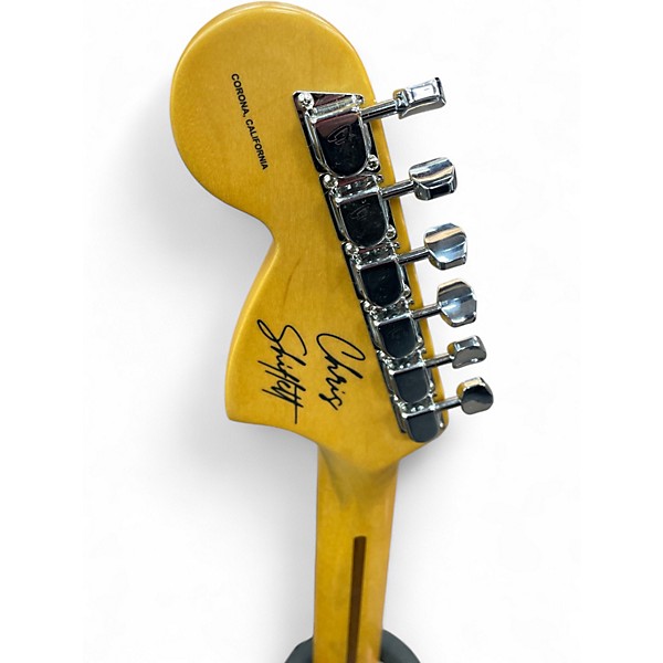 Used Fender Chris Shiflett Cleaver Telecaster Deluxe Dakota Red Solid Body Electric Guitar