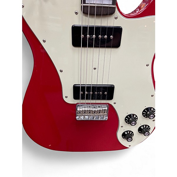 Used Fender Chris Shiflett Cleaver Telecaster Deluxe Dakota Red Solid Body Electric Guitar