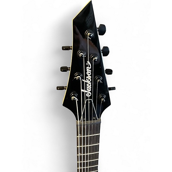 Used Jackson JS22-7 Dinky 7 String Black Solid Body Electric Guitar