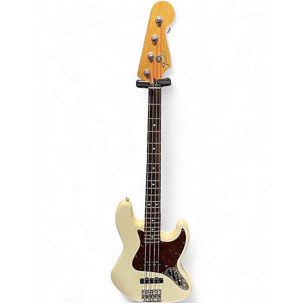 Used Fender Standard Jazz Bass Alpine White Electric Bass Guitar