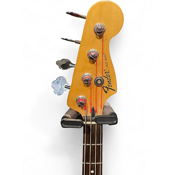 Used Fender Standard Jazz Bass Alpine White Electric Bass Guitar