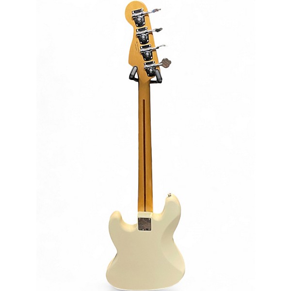 Used Fender Standard Jazz Bass Alpine White Electric Bass Guitar