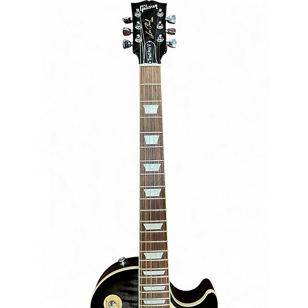 Used Gibson Les Paul Traditional Pro V Transparent Ebony Burst Solid Body Electric Guitar