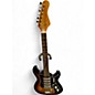 Vintage 1960s Teisco EG4-T 3 Color Sunburst Solid Body Electric Guitar thumbnail