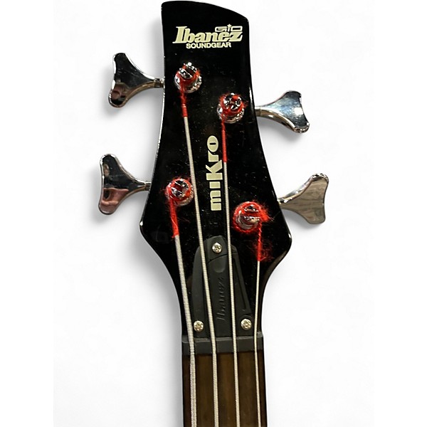 Used Ibanez GSRM20 Mikro Short Scale Black Electric Bass Guitar