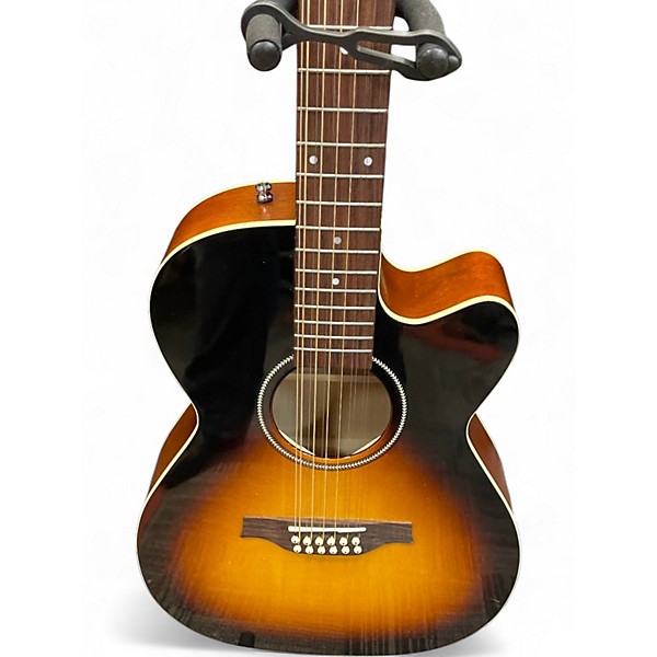Used Seagull S12 CH CW GT Presys II 2 Color Sunburst 12 String Acoustic Electric Guitar