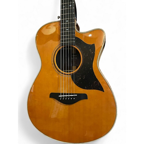 Used Yamaha AC5R Natural Acoustic Electric Guitar