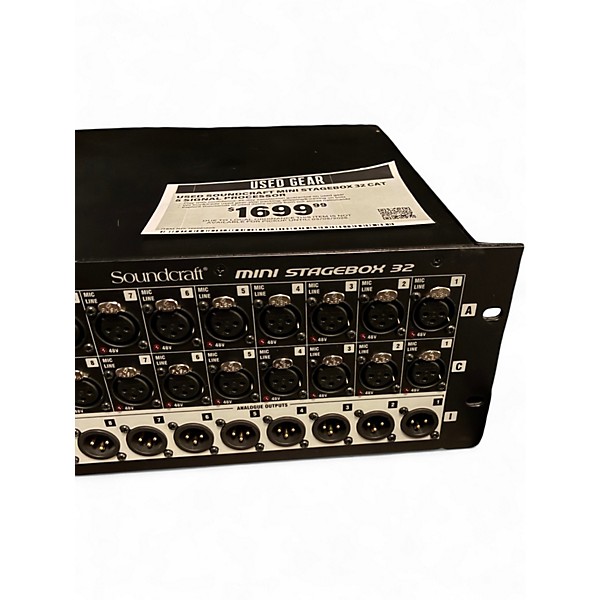 Used Soundcraft Mini Stagebox 32 Cat 5 Signal Processor