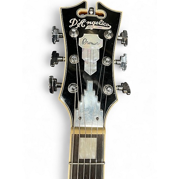 Used D'Angelico Premier Delancey Cutaway SEMI HOLLOW Iced Tea Hollow Body Electric Guitar