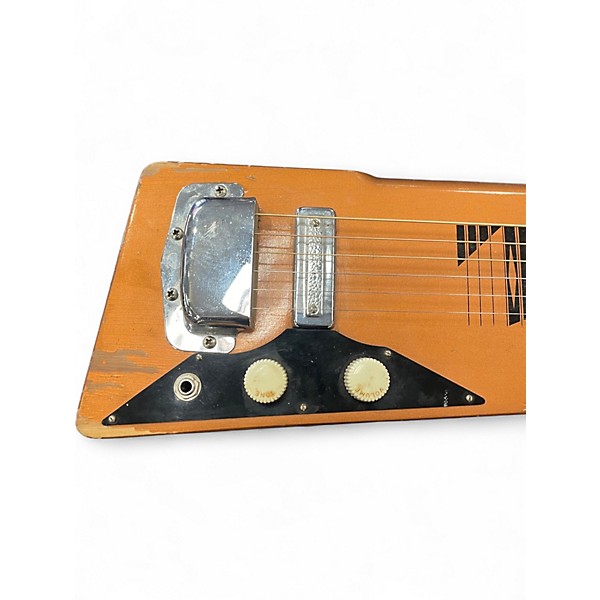 Used 1960s Harmony H-1 Metallic Orange Lap Steel