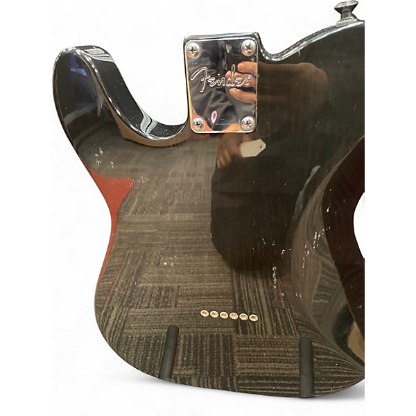 Used Fender Modern Player Telecaster Plus Black Solid Body Electric Guitar