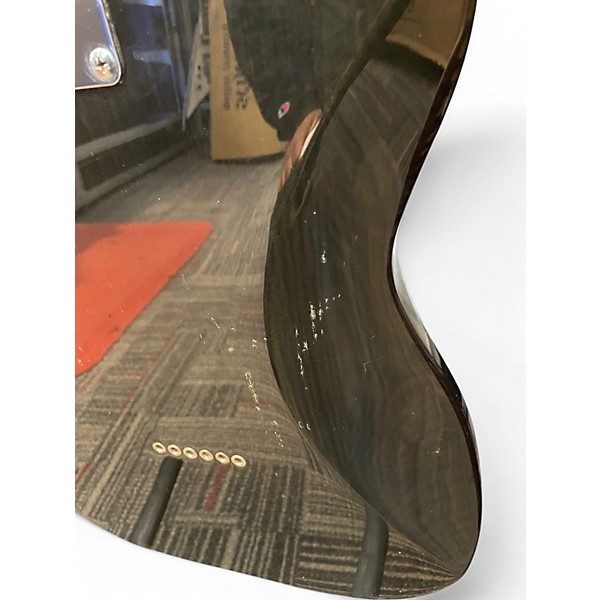 Used Fender Modern Player Telecaster Plus Black Solid Body Electric Guitar