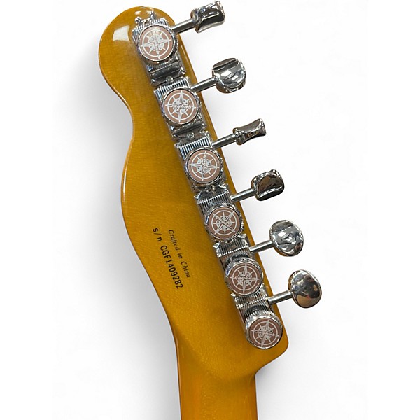 Used Fender Modern Player Telecaster Plus Black Solid Body Electric Guitar