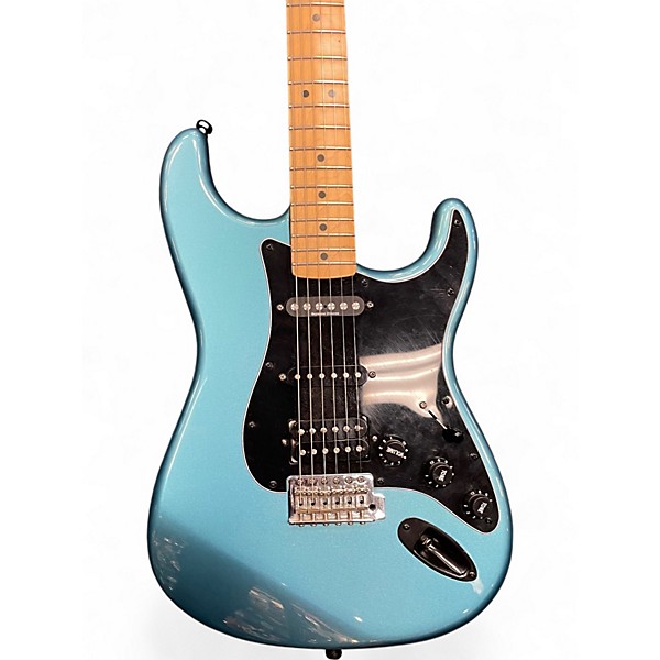 Used Fender HSS Player Stratocaster Ice Blue Metallic Solid Body Electric Guitar