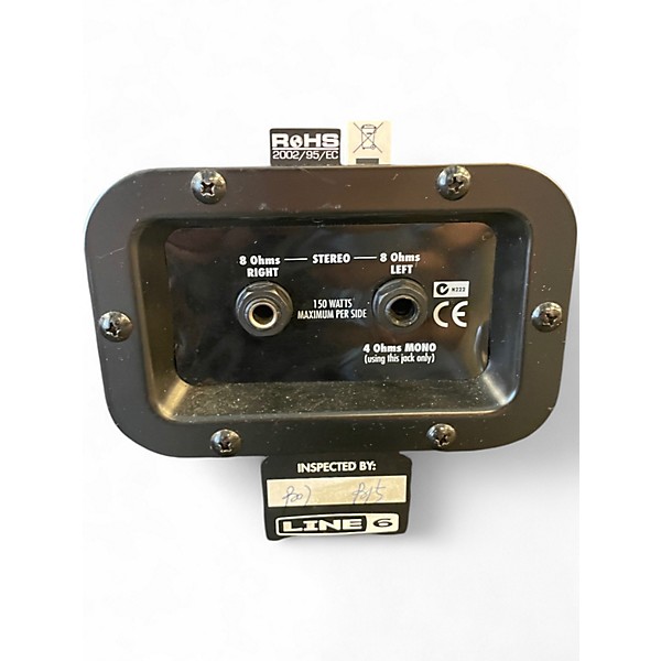 Used Line 6 4x12 Slant  Guitar Cabinet