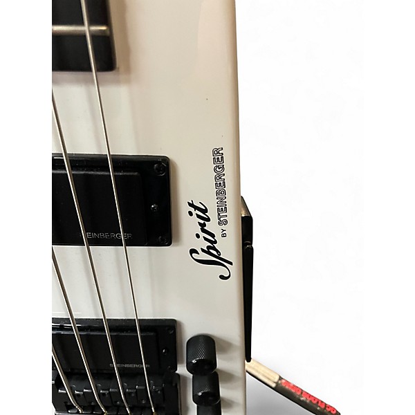 Used Steinberger spirit XT-2 Pearl White Electric Bass Guitar