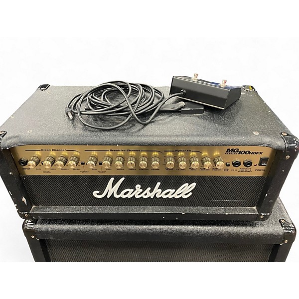 Used Marshall MG100HDFX 100W Solid State Guitar Amp Head