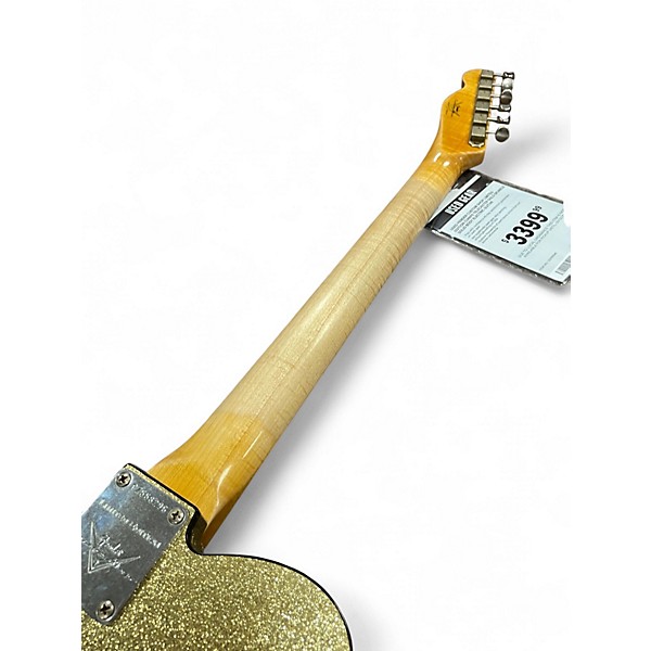 Used Fender Custom Shop Limited Edition CuNiFe Telecaster Gold Sparkle Solid Body Electric Guitar