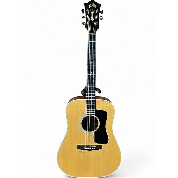 Used 1980s Guild D50NT Natural Acoustic Guitar