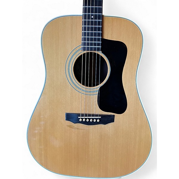 Used 1980s Guild D50NT Natural Acoustic Guitar