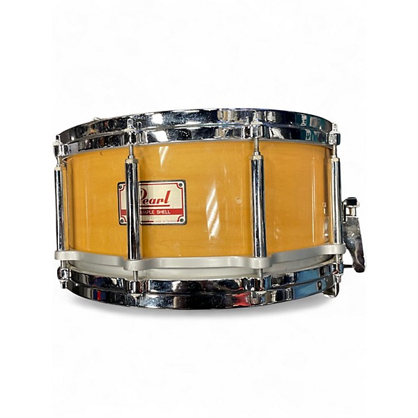 Used Pearl 6.5X14 Free Floating Snare Maple Drum