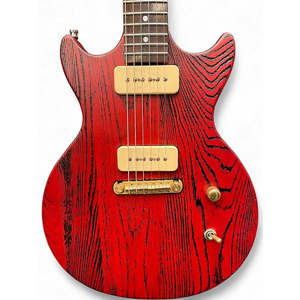 Used Earl Slick SL60 CRIMSON RED Solid Body Electric Guitar