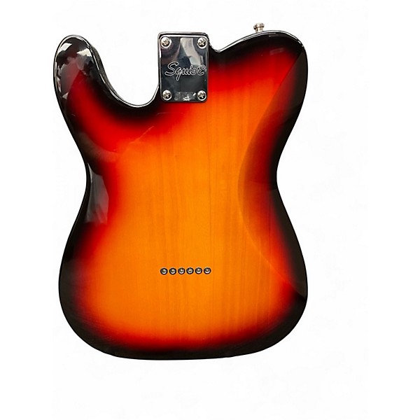 Used Squier Partscaster 3 Color Sunburst Solid Body Electric Guitar