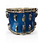 Used Ludwig 14X9 marching snare blue sparkle Drum