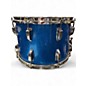 Used Ludwig 14X9 marching snare blue sparkle Drum