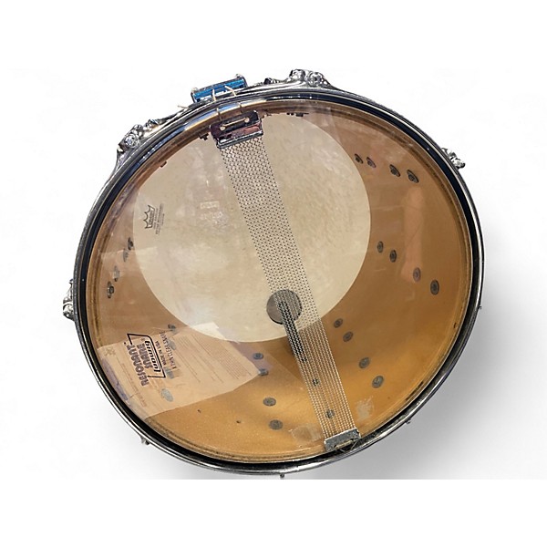 Used Ludwig 14X9 marching snare blue sparkle Drum