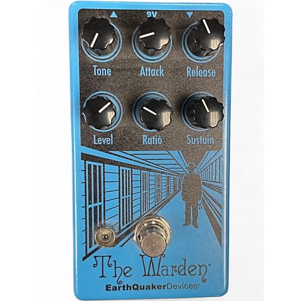 Used EarthQuaker Devices Warden Optical Compressor Effect Pedal