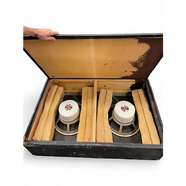 Vintage 1969 Fender Bassman 2x15 With EVs Guitar Cabinet