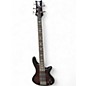 Used Schecter Guitar Research Stiletto Extreme 5 String red Electric Bass Guitar thumbnail