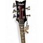 Used Schecter Guitar Research Stiletto Extreme 5 String red Electric Bass Guitar
