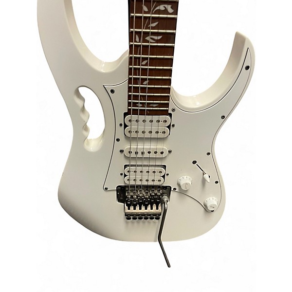Used Ibanez JEMJR White Solid Body Electric Guitar