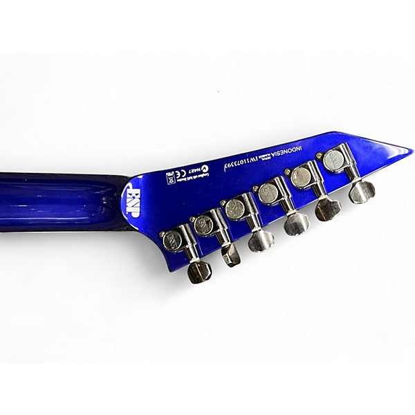 Used ESP LTD MH330FR Blue Solid Body Electric Guitar