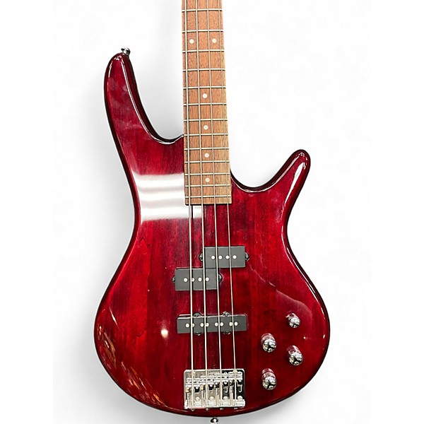Used Ibanez GSR200 Wine Red Electric Bass Guitar