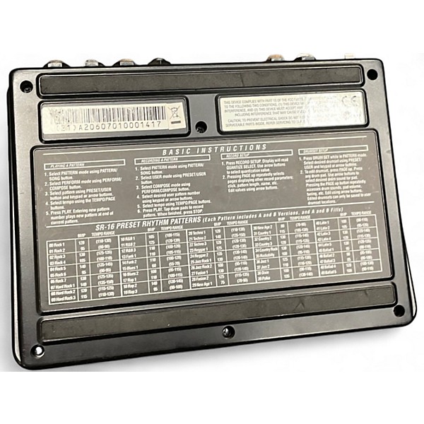 Used Alesis SR16 Drum Machine