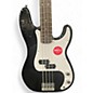 Used Squier Sonic precision bass Black Electric Bass Guitar