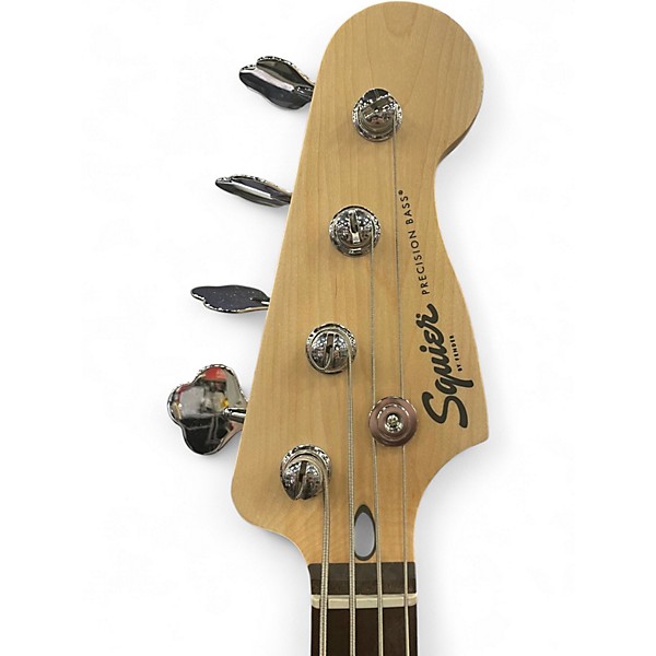 Used Squier Sonic precision bass Black Electric Bass Guitar