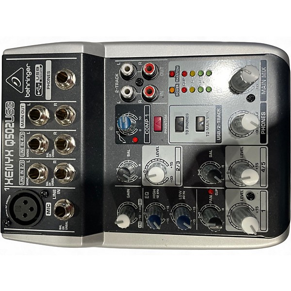 Used Behringer Xenyx Q502USB Unpowered Mixer