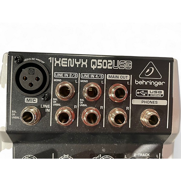 Used Behringer Xenyx Q502USB Unpowered Mixer