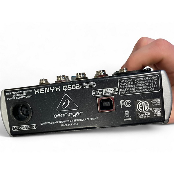 Used Behringer Xenyx Q502USB Unpowered Mixer