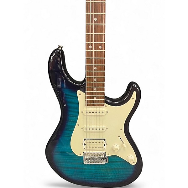 Used Fernandes S STYLE Blue Burst Solid Body Electric Guitar